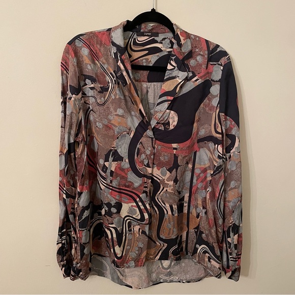Esprit Silk Pop Over Blouse - Picture 5 of 9